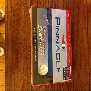 Pinnacle Titanium Distance Low Spin 18 Pk Golf Balls Made in USA Brand New